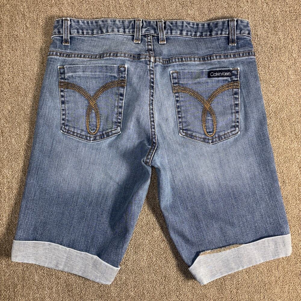Calvin Klein Men’s Jorts Size 31/12 Blue Denim Y2K